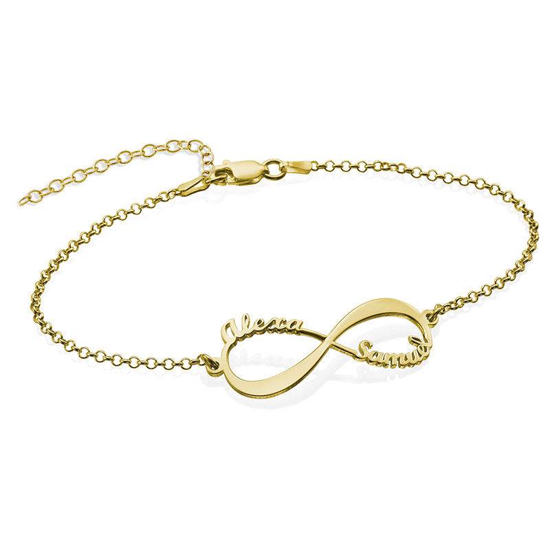Infinity-Namensarmband - Vergoldet-1 Infinity-Namensarmband - Vergoldet-1 Produktfoto