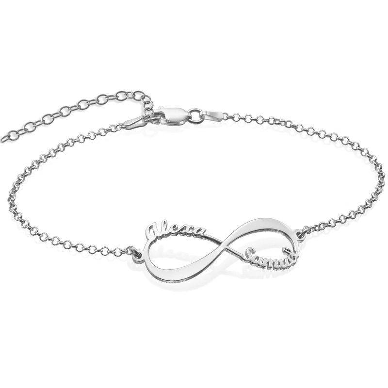 Infinity-Namensarmband - Silber-1 Infinity-Namensarmband - Silber-1 Produktfoto