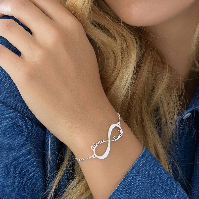 Infinity-Namensarmband - Silber-2 Infinity-Namensarmband - Silber-2 Produktfoto