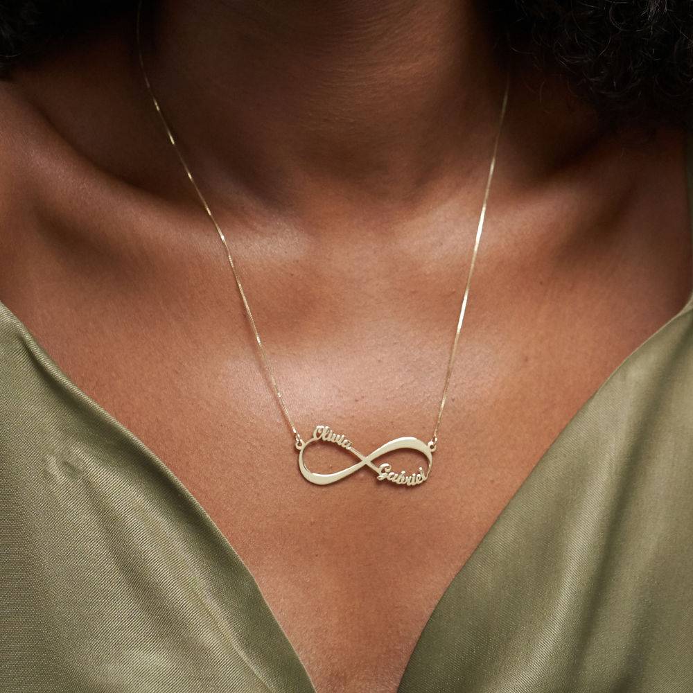 Infinity-Namenskette - 585er Gelbgold-1 Produktfoto