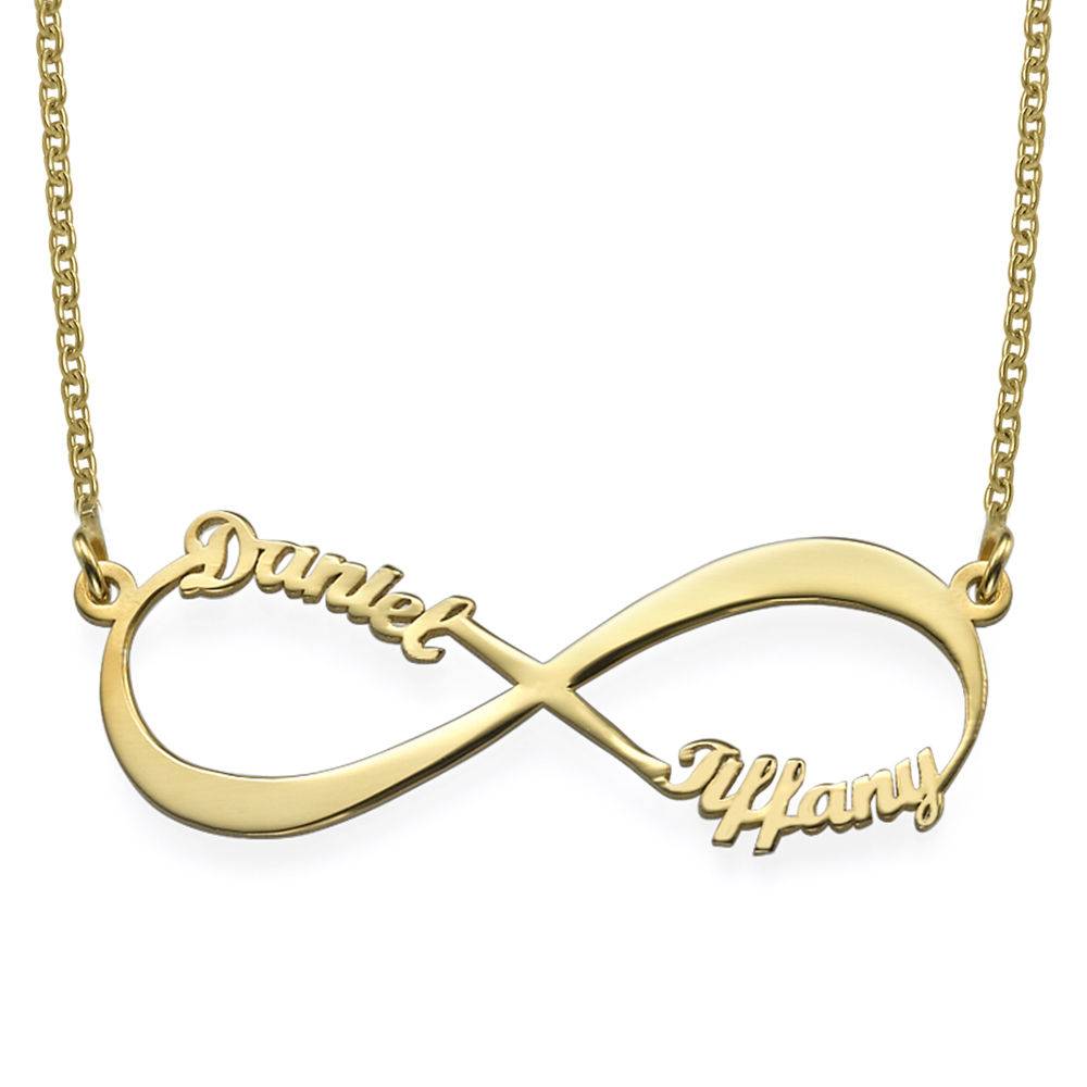Infinity-Namenskette - Gold-Vermeil-1 Produktfoto