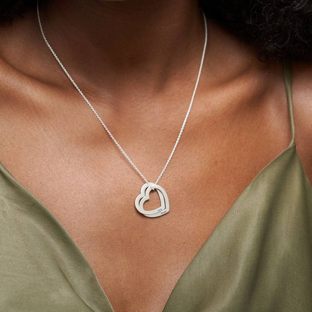 Claire Kette mit verschlungenen Herzen - Silber-2 Produktfoto