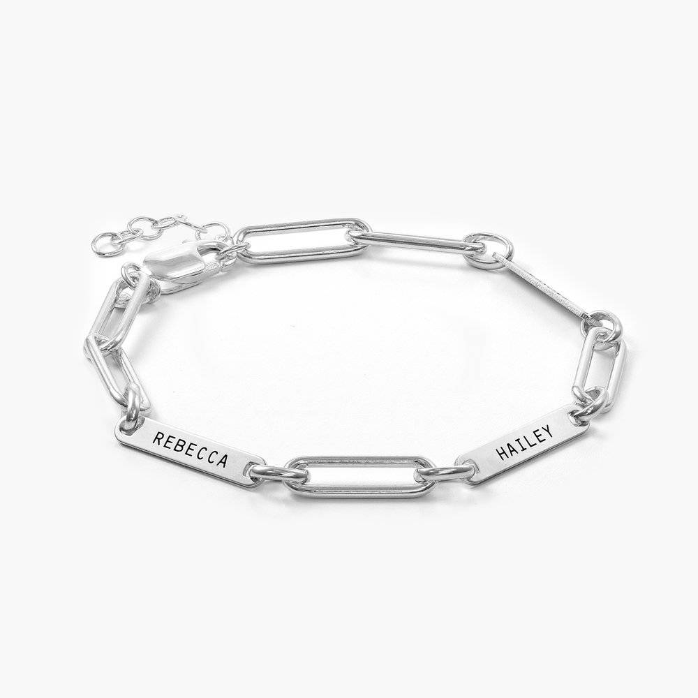 Stella Gliederarmband mit Namen - 925er Sterlingsilber-4 Stella Gliederarmband mit Namen - 925er Sterlingsilber-4 Produktfoto