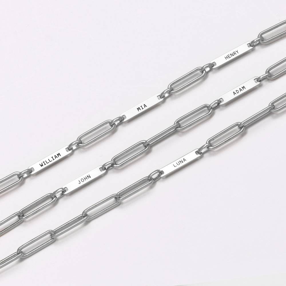 Stella Gliederarmband mit Namen - 925er Sterlingsilber-3 Stella Gliederarmband mit Namen - 925er Sterlingsilber-3 Produktfoto