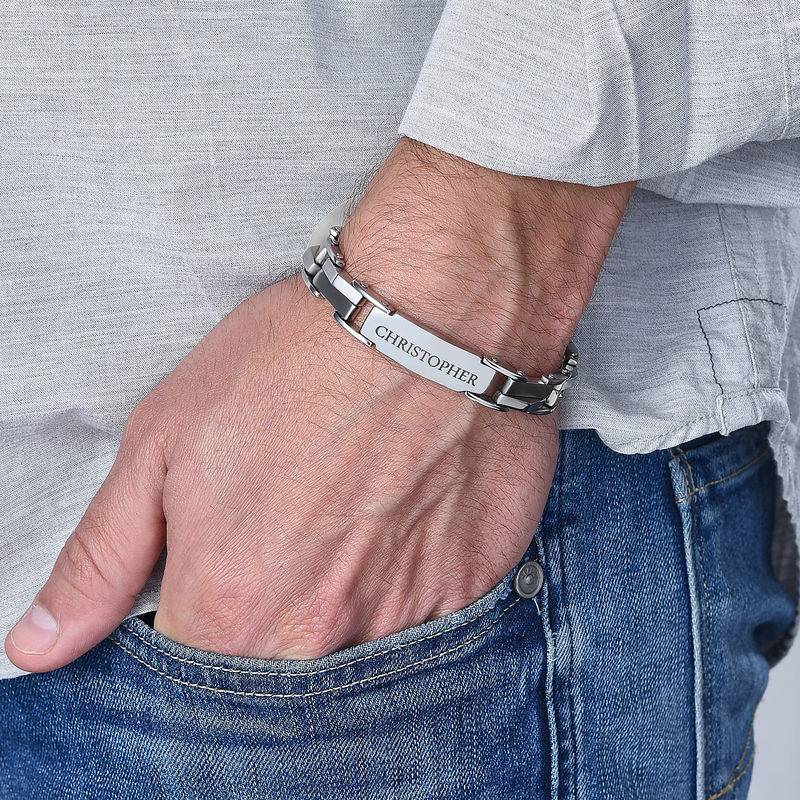 Edelstahl ID-Herrenarmband-2 Produktfoto