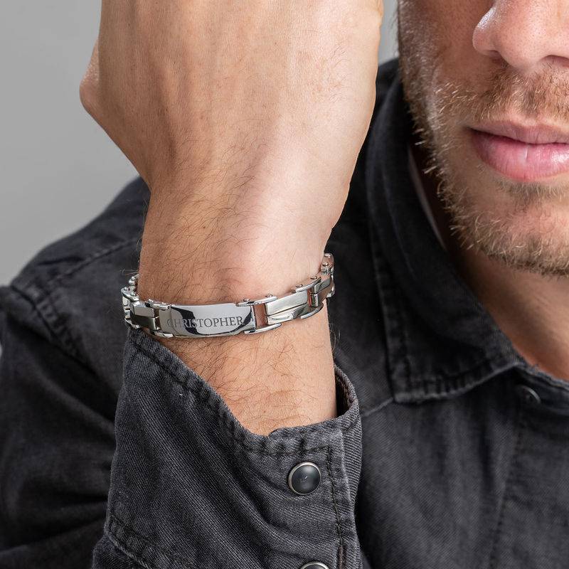 Edelstahl ID-Herrenarmband-3 Produktfoto