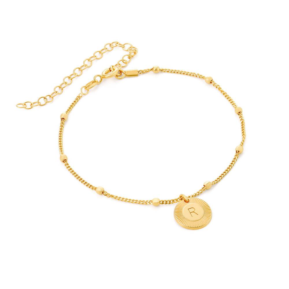 Mini Rayos Initial Armband / Fußkettchen - Vergoldet-1 Produktfoto