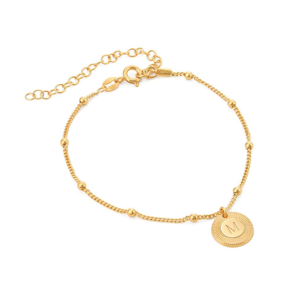 Mini Rayos Initial Armband / Fußkettchen - Gold-Vermeil-1 Mini Rayos Initial Armband / Fußkettchen - Gold-Vermeil-1 Produktfoto