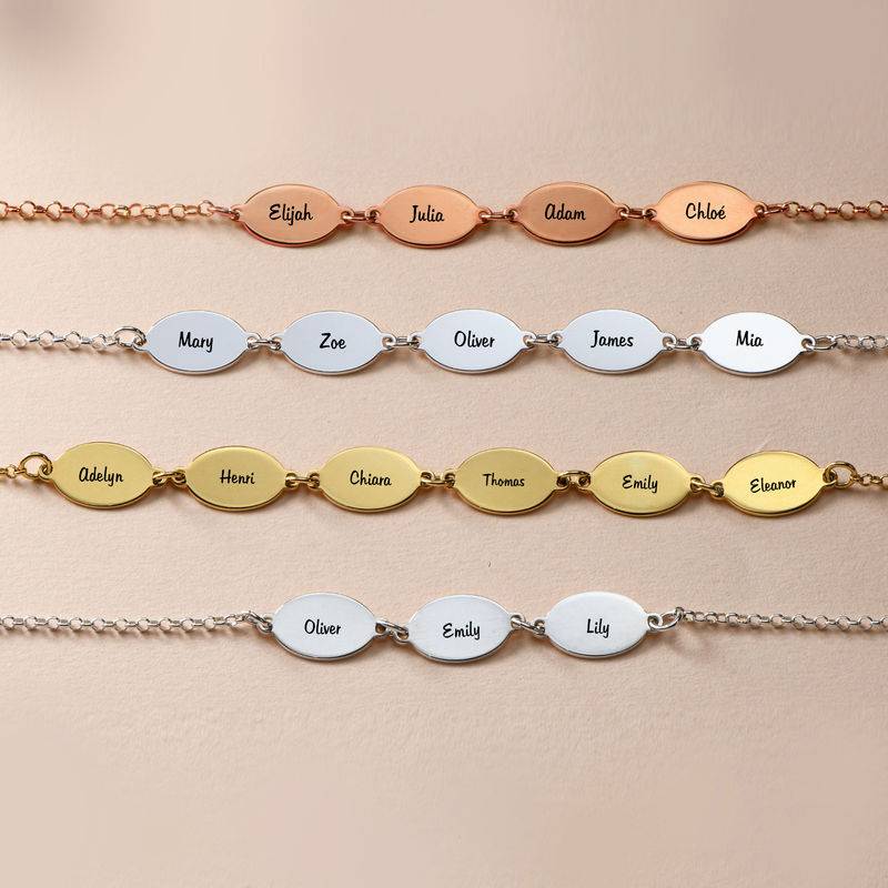 Mutterarmband mit Kindernamen - 925er Sterlingsilber-1 Mutterarmband mit Kindernamen - 925er Sterlingsilber-1 Produktfoto
