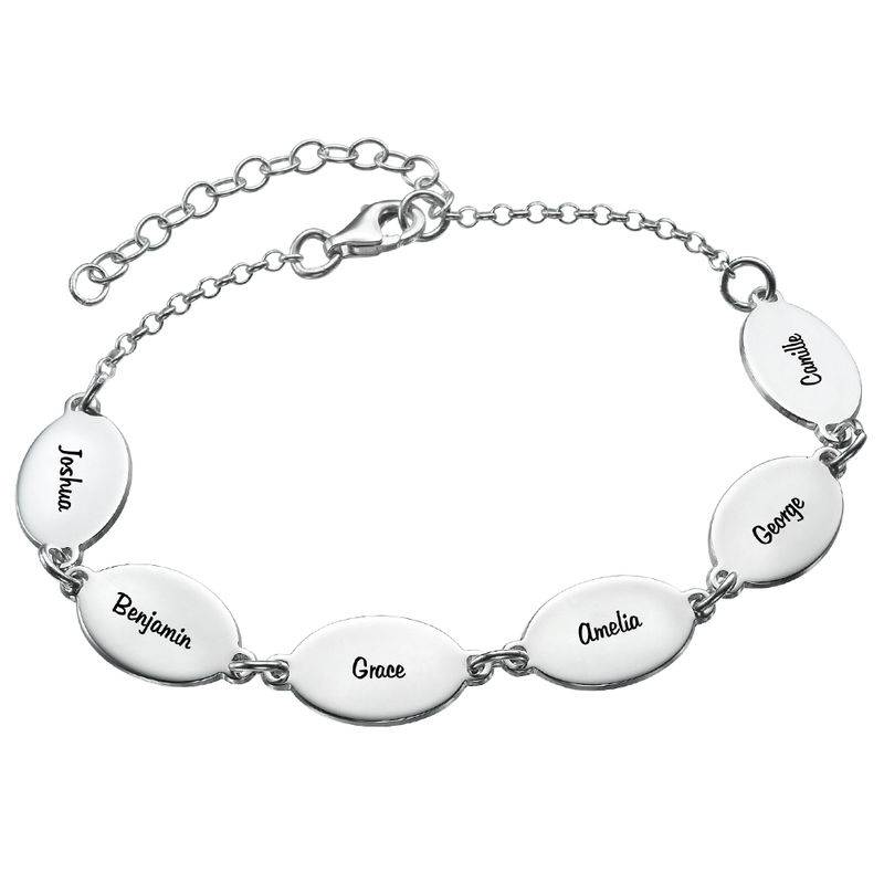 Mutterarmband mit Kindernamen - 925er Sterlingsilber-5 Mutterarmband mit Kindernamen - 925er Sterlingsilber-5 Produktfoto