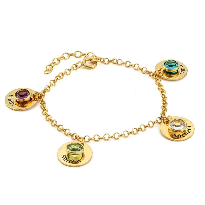 Mütter-Personalisierter Charms - Vergoldet-1 Produktfoto