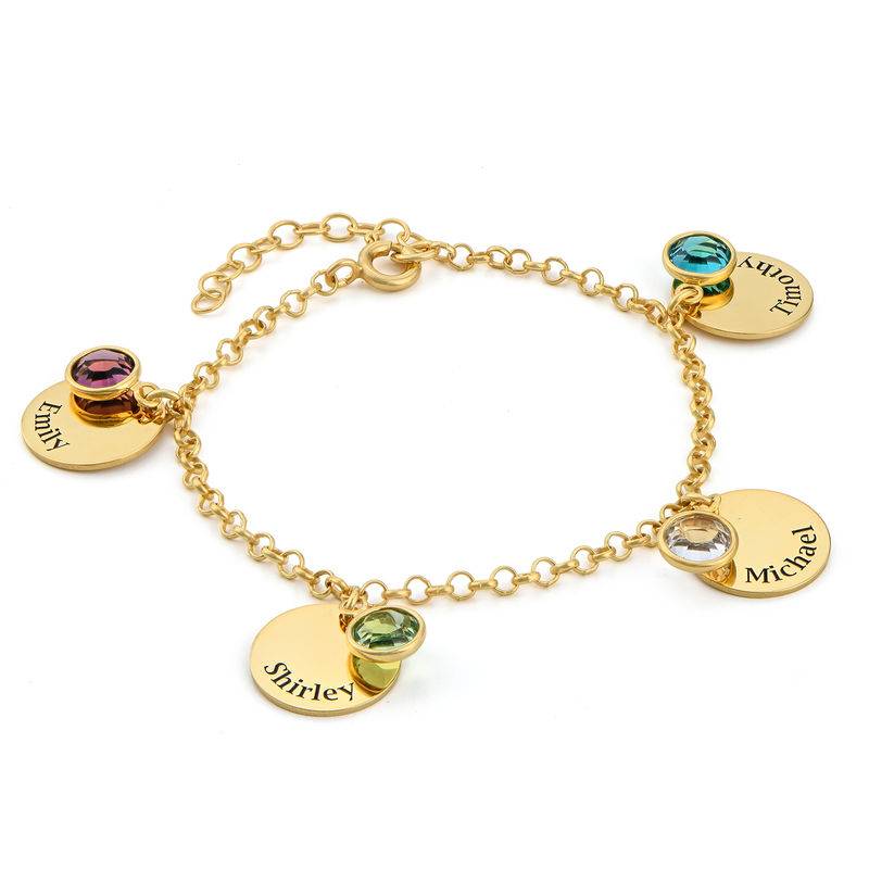 Mütter-Personalisierter Charms - Vergoldet-2 Produktfoto