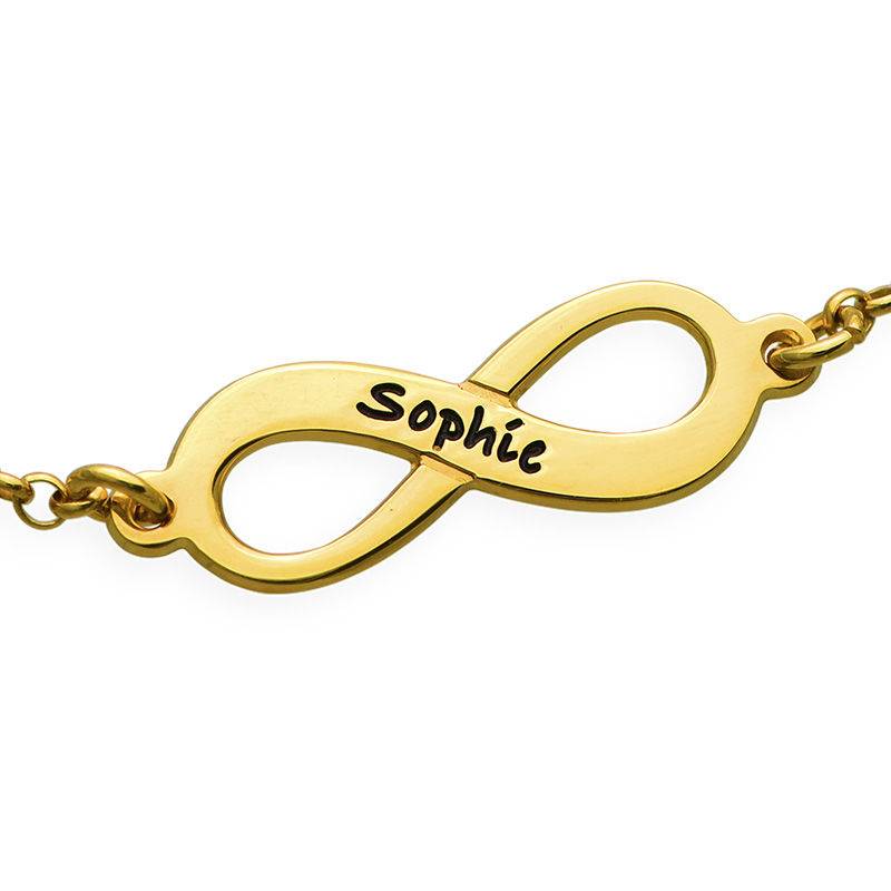 Multiples Infinity-Armband - 585er Gelbgold-1 Produktfoto