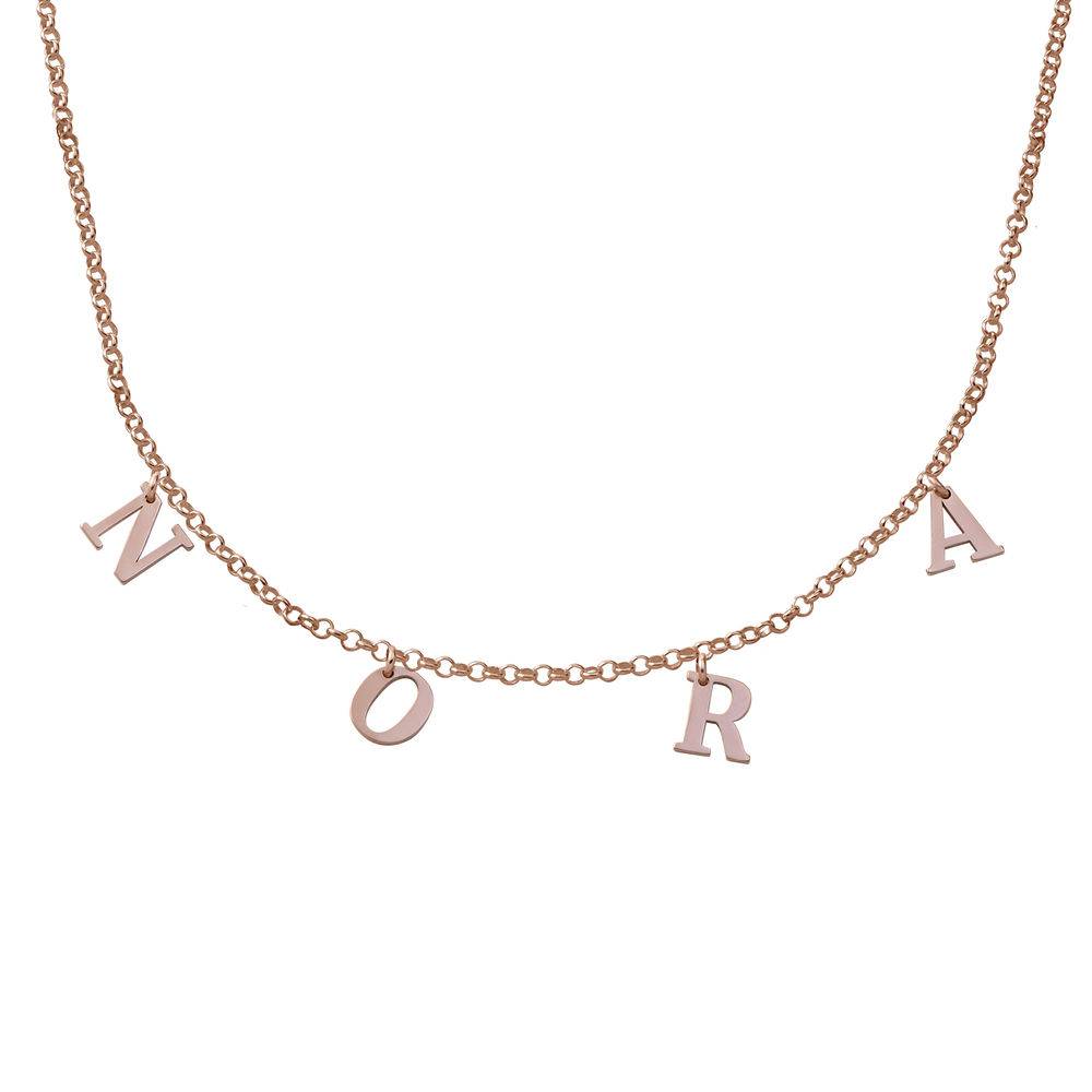 Buchstaben Choker - rosévergoldetes Sterlingsilber-1 Produktfoto