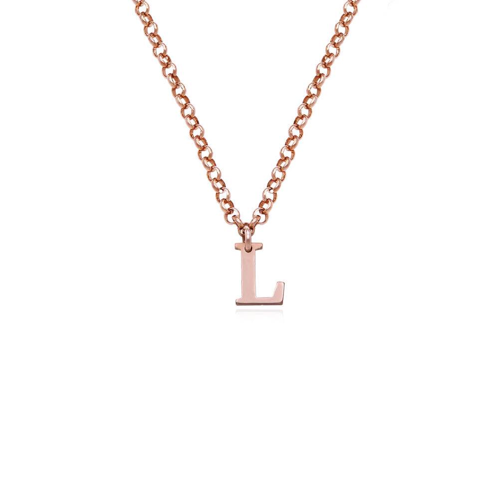 Buchstaben Choker - rosévergoldetes Sterlingsilber-3 Produktfoto