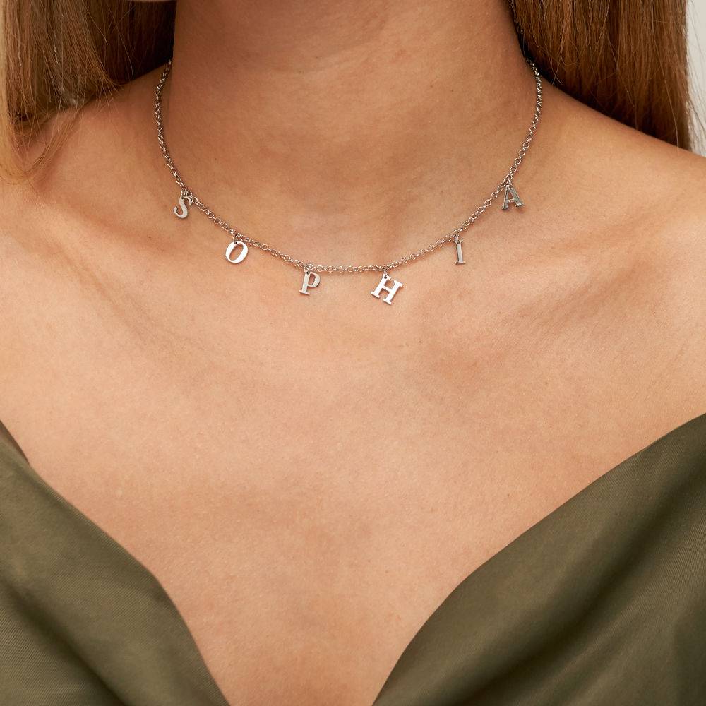 Buchstaben Choker - Silber-1 Buchstaben Choker - Silber-1 Produktfoto
