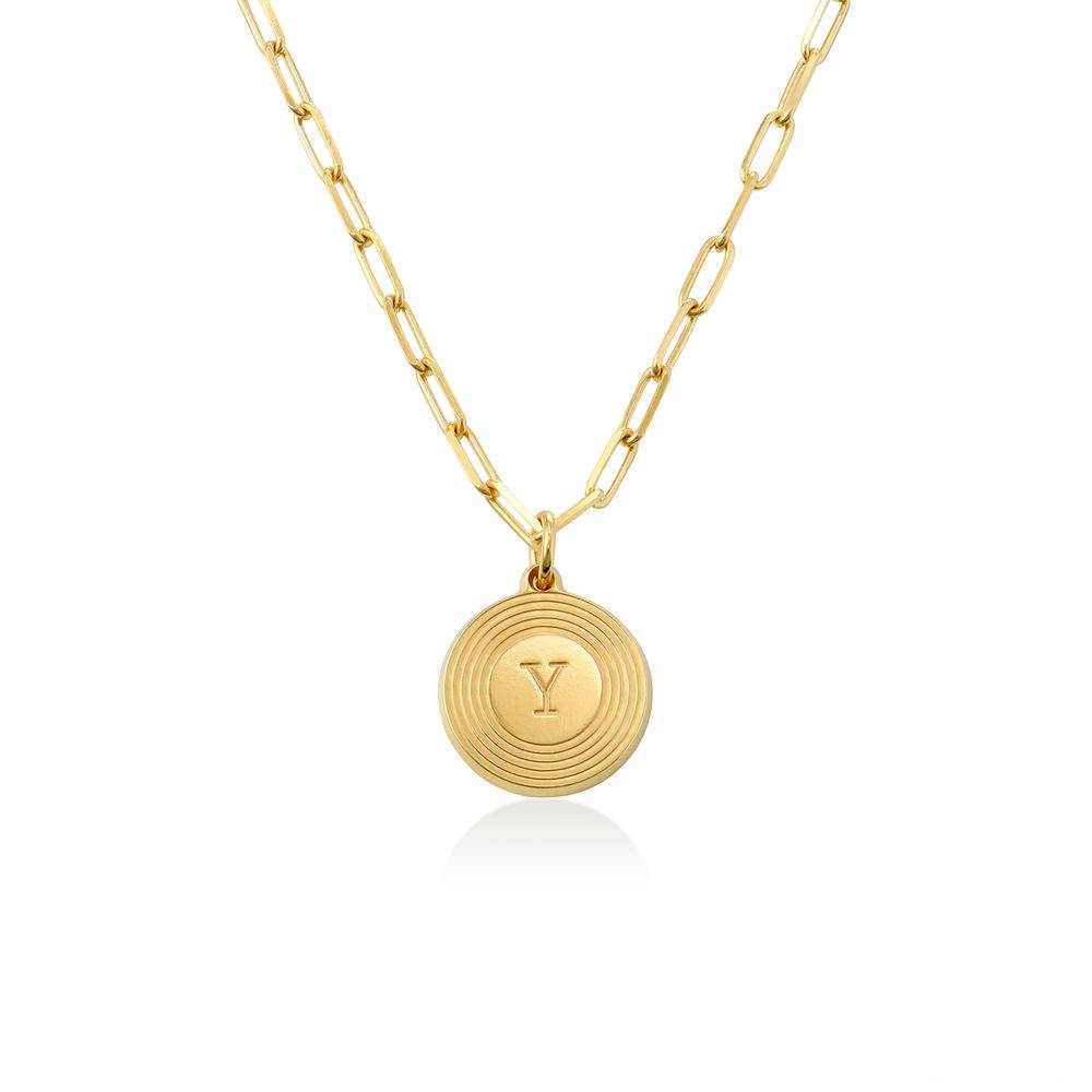 Odeion Initial-Gliederkette - 750er vergoldetes Silber-4 Produktfoto