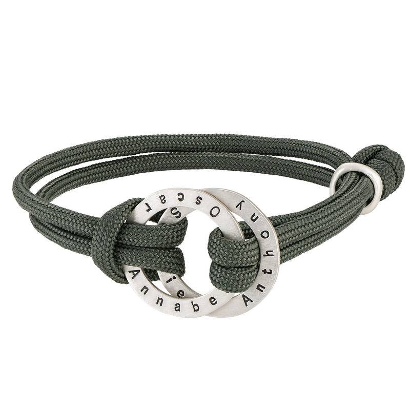 Gravierbares Seilarmband für Männer - 925er Sterlingsilber-3 Gravierbares Seilarmband für Männer - 925er Sterlingsilber-3 Produktfoto