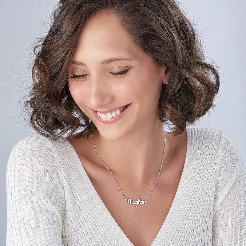 London Namenskette - 925er Sterlingsilber-2 Produktfoto