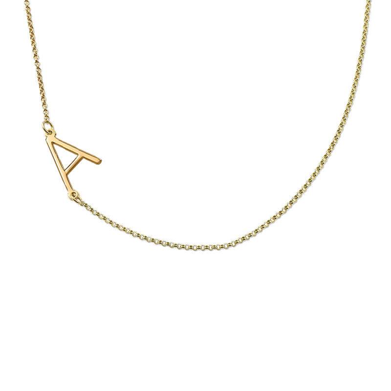 Individuelle Buchstabenkette - Gold-Vermeil-3 Produktfoto