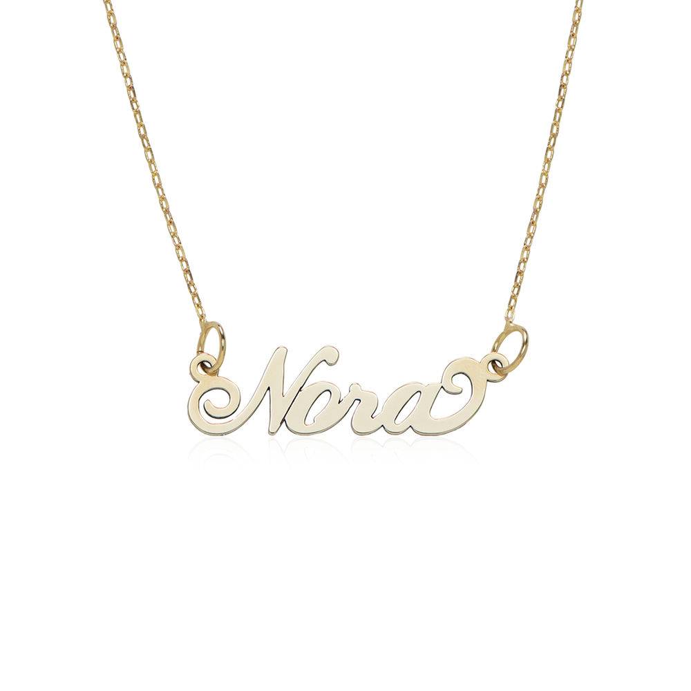 Kleine Carrie Namenskette - 417er Gelbgold-2 Kleine Carrie Namenskette - 417er Gelbgold-2 Produktfoto