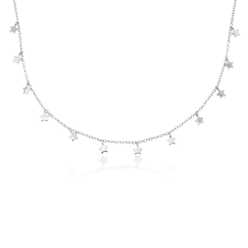 Sterne Choker-Kette - in Silber-1 Produktfoto
