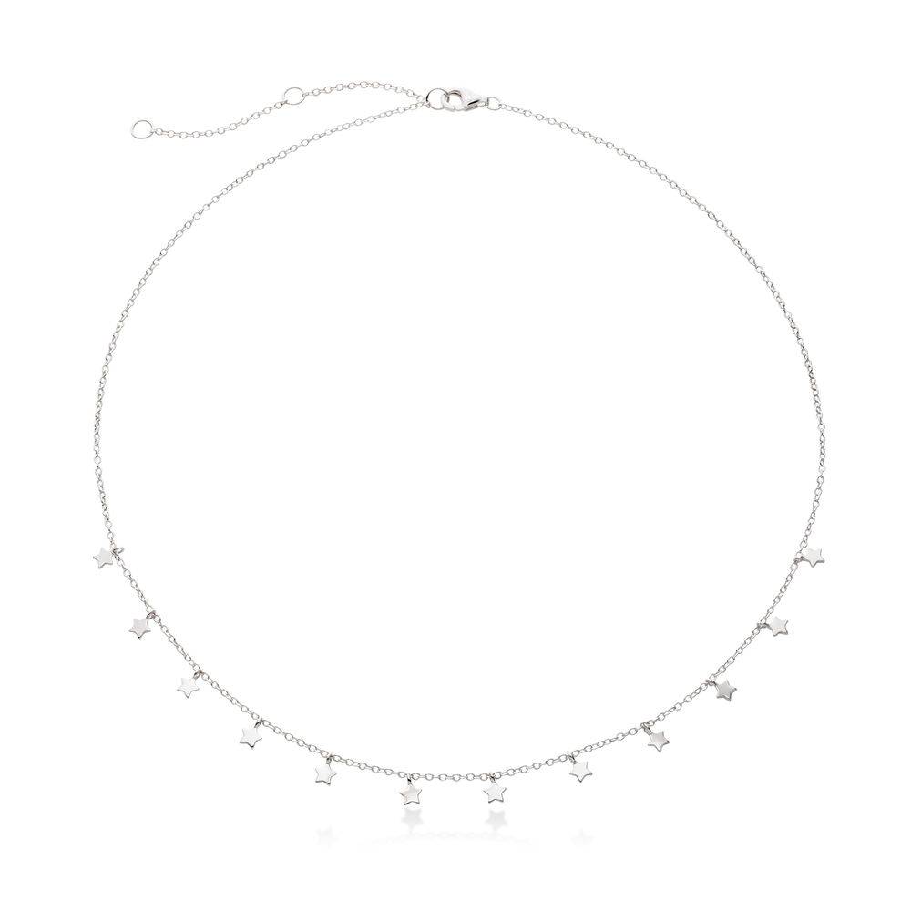 Sterne Choker-Kette - in Silber-2 Produktfoto