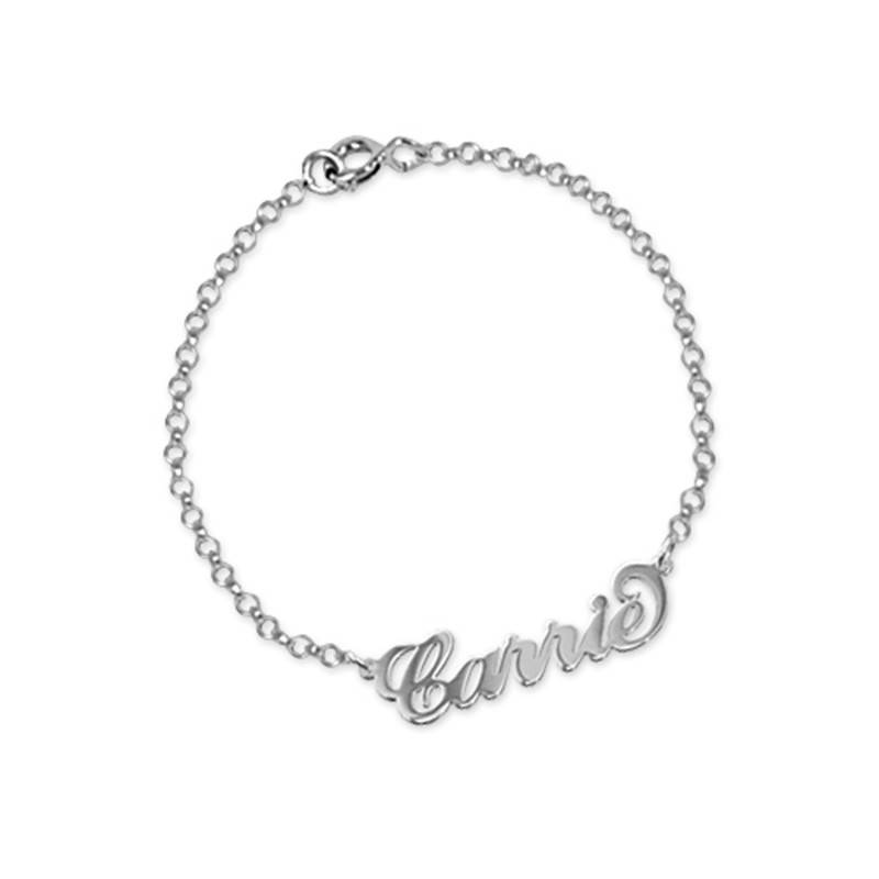 Carrie Namensarmband - Silber-1 Carrie Namensarmband - Silber-1 Produktfoto