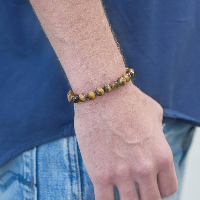 Tigerauge Perlenarmband für Männer-2 Tigerauge Perlenarmband für Männer-2 Produktfoto